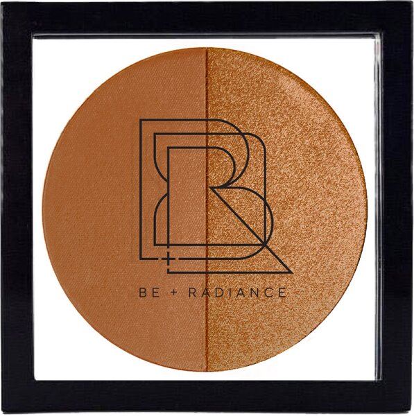 BE+RADIANCE Set+Glow Probiotics Powder+Highlighter Duo 10 g N°63 von BE+RADIANCE