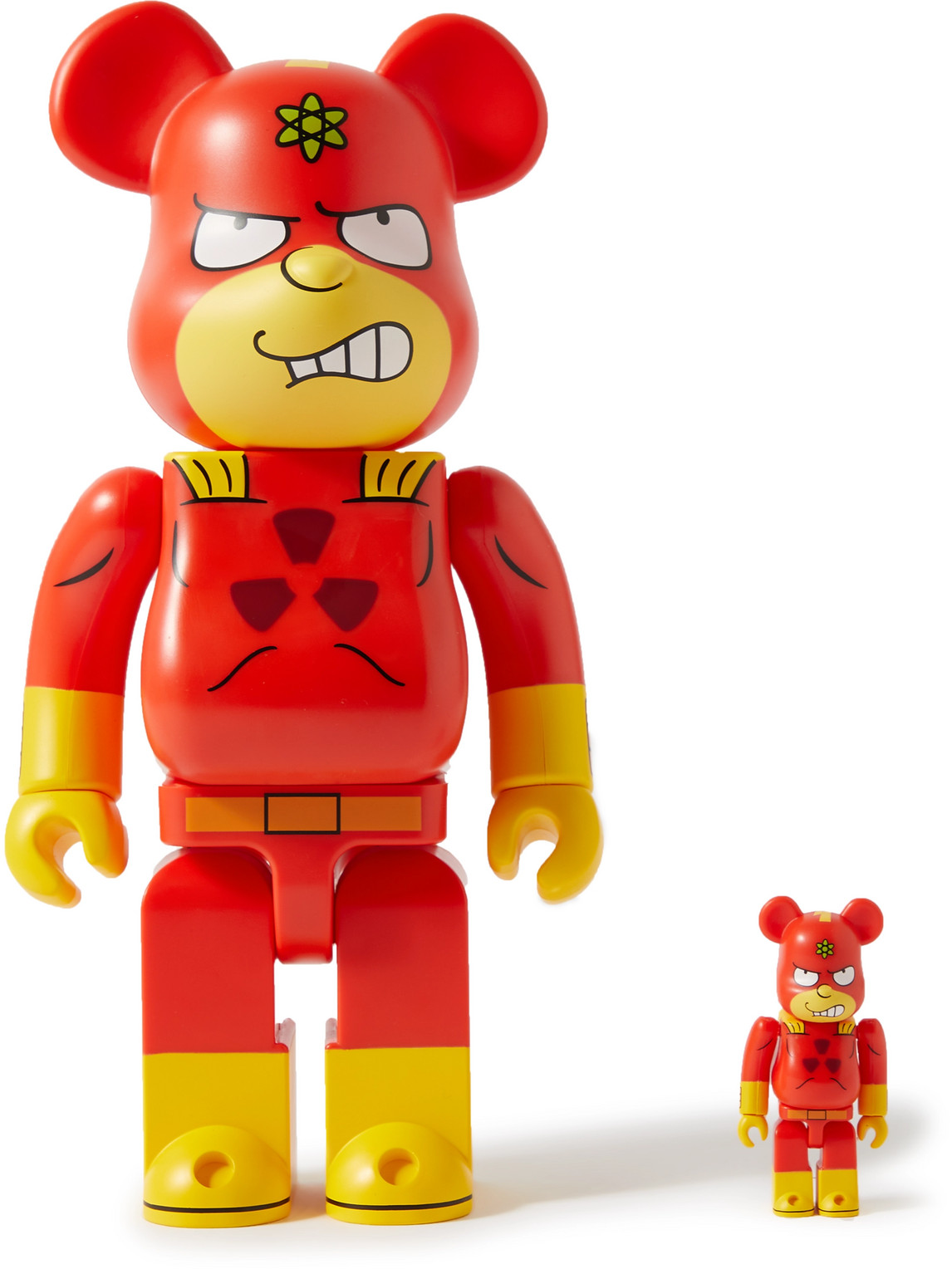 BE@RBRICK - The Simpsons Radioactive Man 100% 400% Printed PVC Figurine Set - Men - Red BE@RBRICK - The Simpsons Radioactive Man 100% 400% Printed PVC Figurine Set - Men - Red von BE@RBRICK