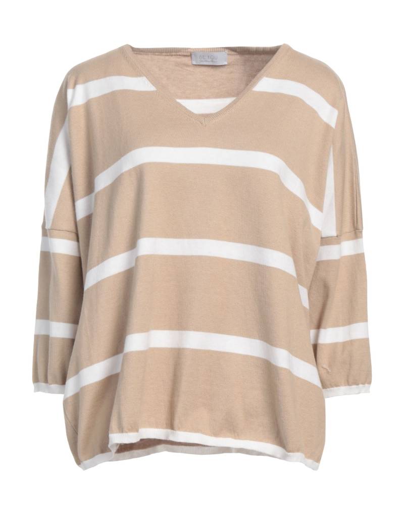 BE YOU by GERALDINE ALASIO Pullover Damen Beige von BE YOU by GERALDINE ALASIO