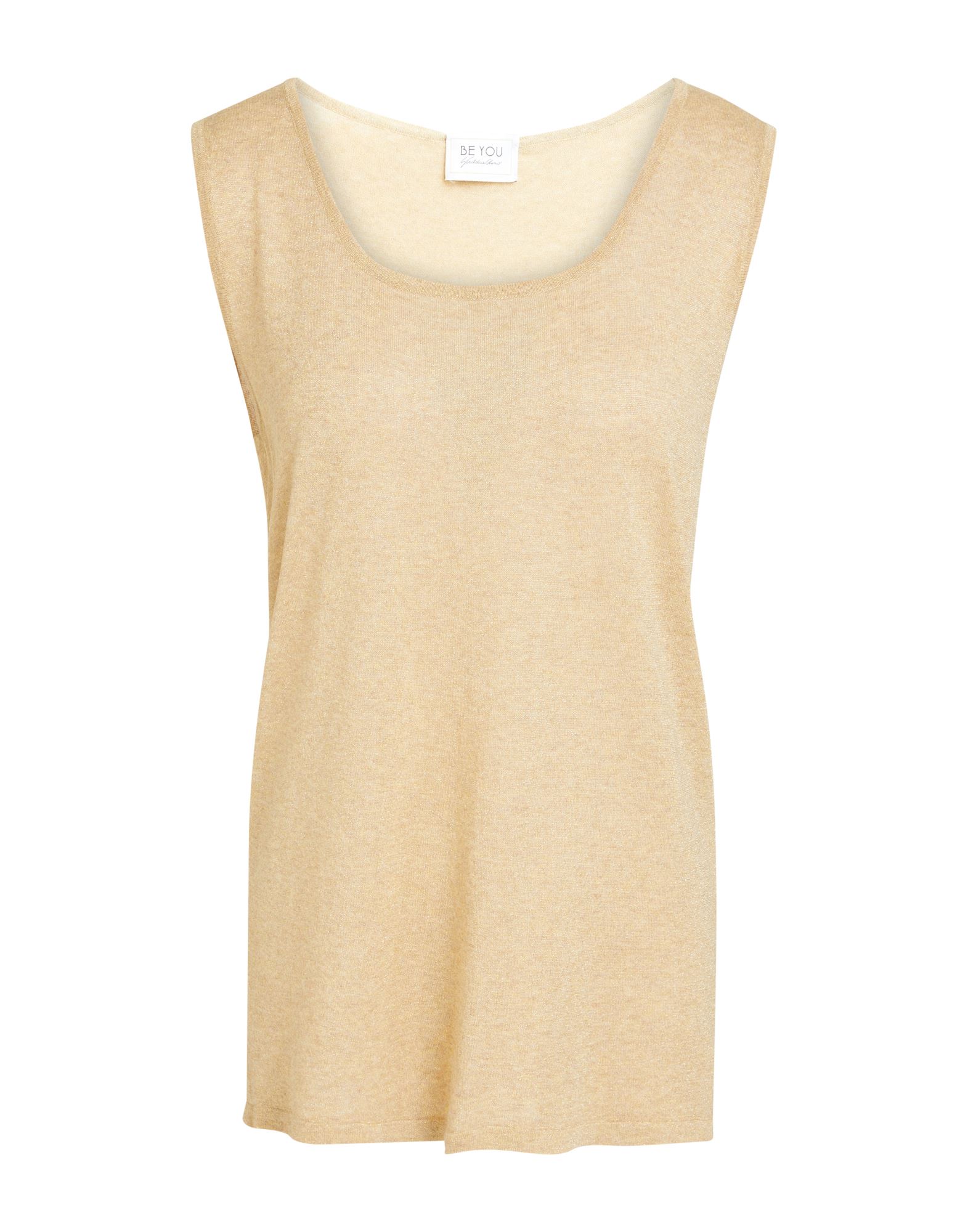 BE YOU by GERALDINE ALASIO Pullover Damen Gold BE YOU by GERALDINE ALASIO Pullover Damen Gold von BE YOU by GERALDINE ALASIO