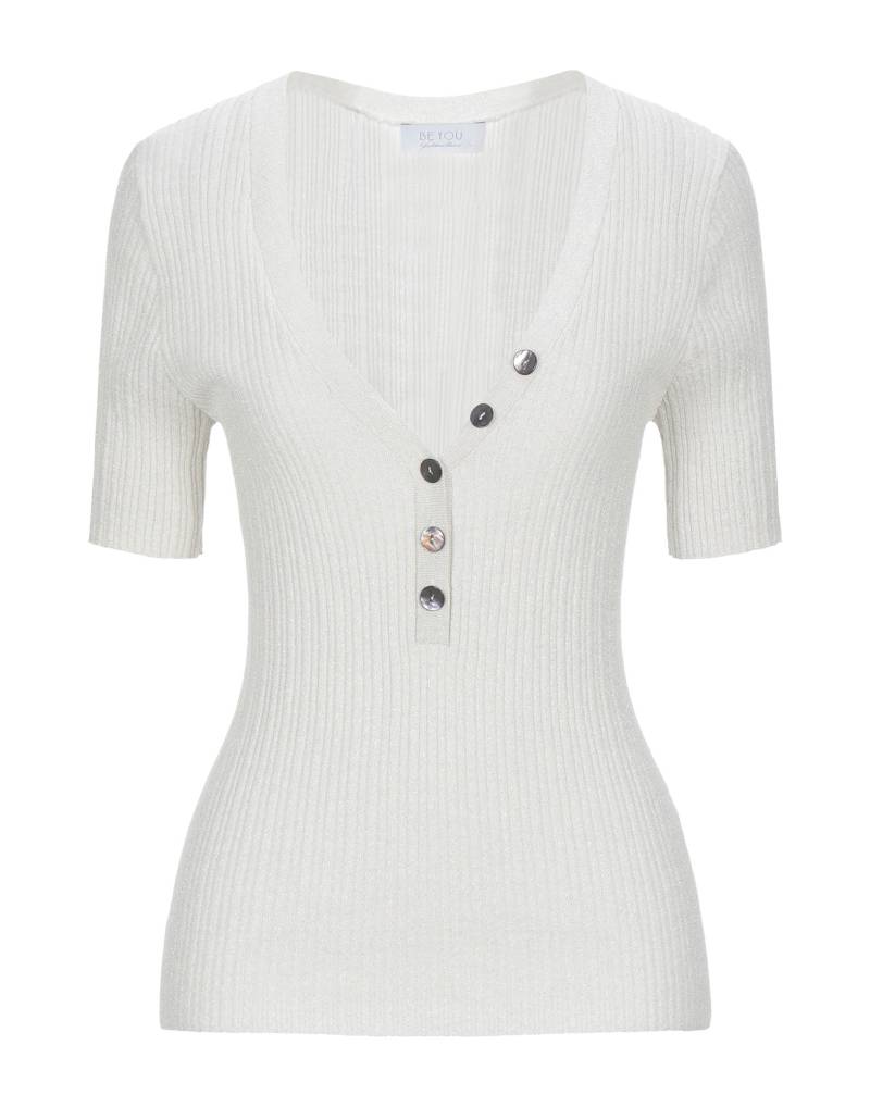 BE YOU by GERALDINE ALASIO Pullover Damen Hellgrau von BE YOU by GERALDINE ALASIO