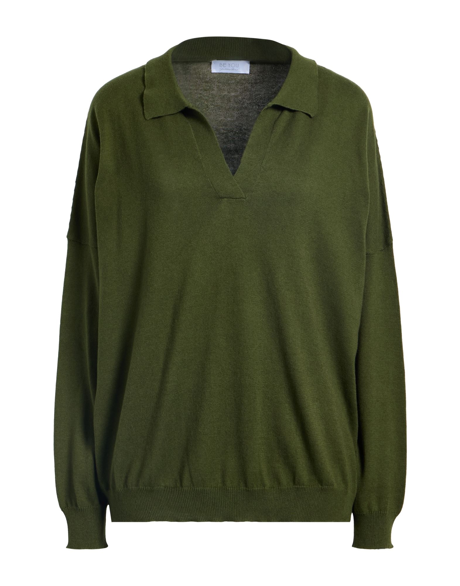 BE YOU by GERALDINE ALASIO Pullover Damen Militärgrün von BE YOU by GERALDINE ALASIO