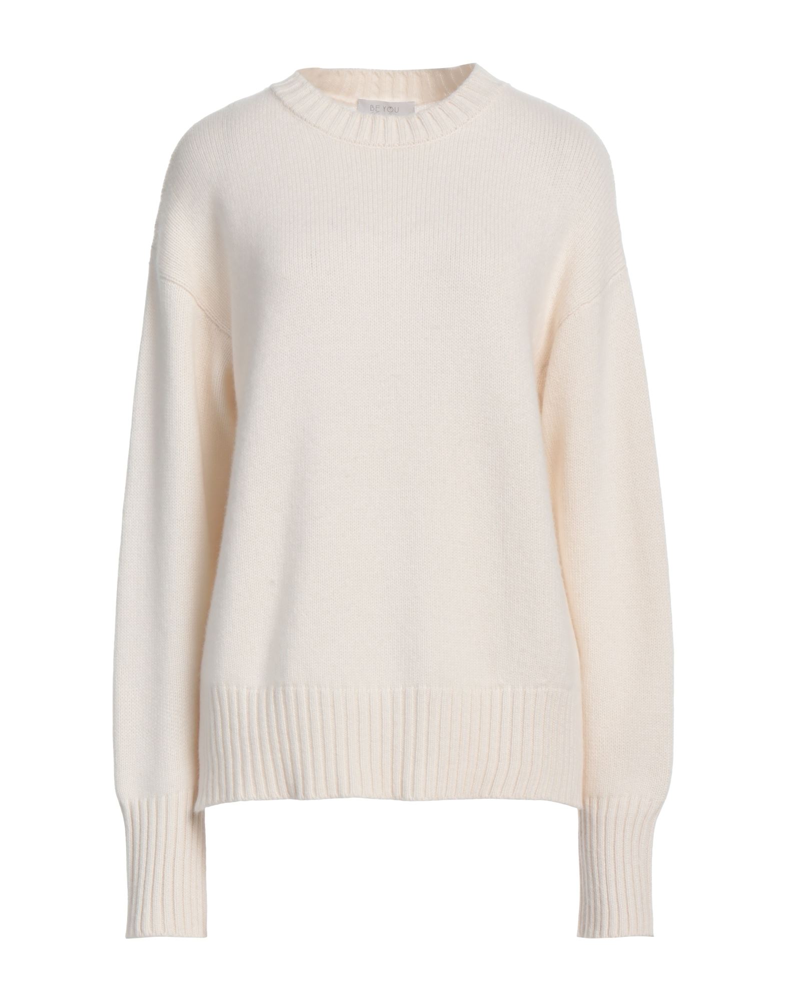 BE YOU by GERALDINE ALASIO Pullover Damen Off white von BE YOU by GERALDINE ALASIO
