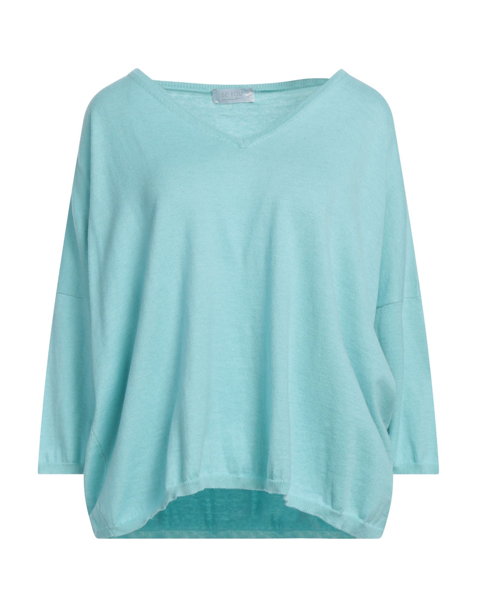 BE YOU by GERALDINE ALASIO Pullover Damen Tūrkis von BE YOU by GERALDINE ALASIO