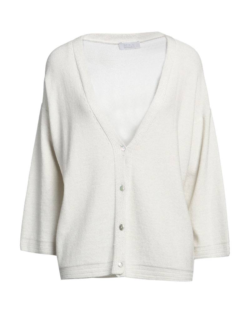 BE YOU by GERALDINE ALASIO Strickjacke Damen Elfenbein von BE YOU by GERALDINE ALASIO