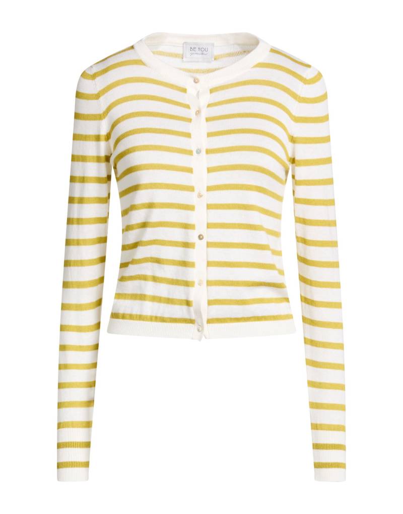 BE YOU by GERALDINE ALASIO Strickjacke Damen Limettengrün von BE YOU by GERALDINE ALASIO