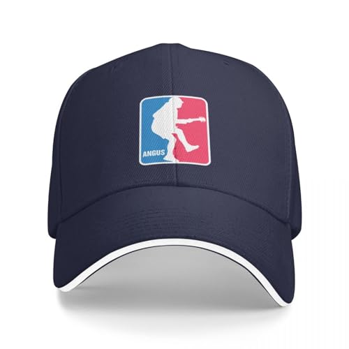 BEABAG Basecap Angus Young Sport Logo Baseball Cap Luxus Cap Mann Caps Hüte Golf Hut Mann Junge Kind Hut Damen von BEABAG