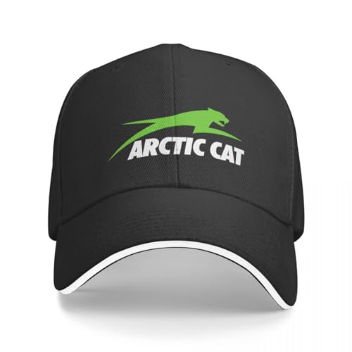 BEABAG Basecap Arctic Cat Baseball Cap Benutzerdefinierte Kappe Militär Kappe Mann Große Größe Hut Neue Hutkappen für Männer Frauen von BEABAG