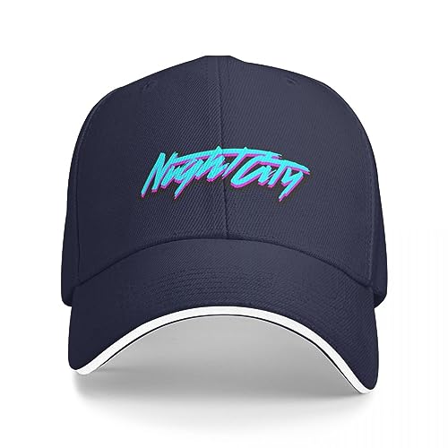 BEABAG Basecap Cyberpunk Logo Baseballkappe Sonnenhut für Kinder Trucker Cap Neue Hut Hut Frauen Männer von BEABAG