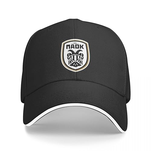 BEABAG Basecap GRIECHENLAND PAOK FC Logo Mütze Baseballmütze Golfmütze Herren Damen Strandvisier Herren von BEABAG