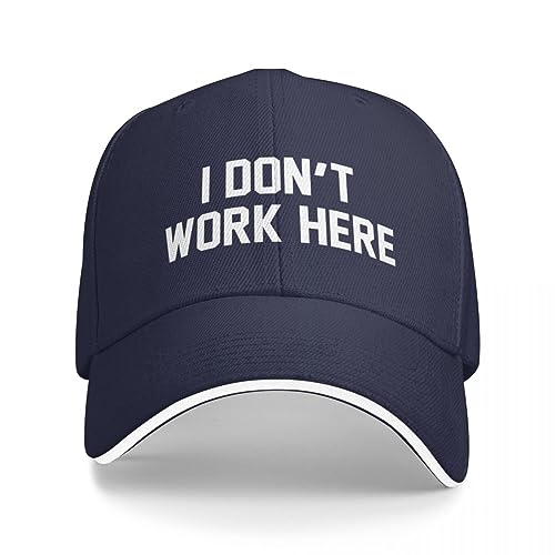 BEABAG Basecap Ich arbeite Hier Nicht. Baseballkappe Snapback Cap Trucker Cap Damen Mützen Herren von BEABAG