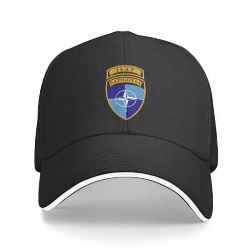 BEABAG Basecap Internationale Sicherheitsunterstützungstruppe ISAF NATO OTAN Baseballkappe Fischerhut Herrenmützen Damen von BEABAG