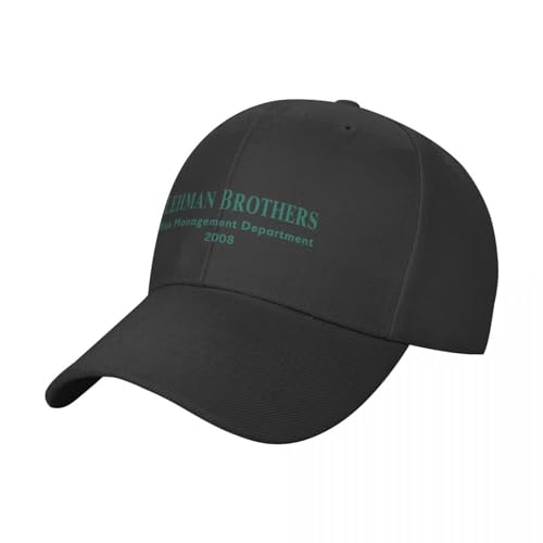 BEABAG Basecap Lehman Brothers Risk Management Abteilung 2008Cap Baseball Cap Anime Hut Schutzhelm Sommerhüte Cap Frau Herren von BEABAG
