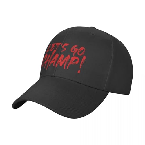 Basecap Let's GO Champ by Shannon Briggs Baseballkappe Militärmütze Mann Cosplay Trucker Mützen Mützen für Frauen Herren von BEABAG