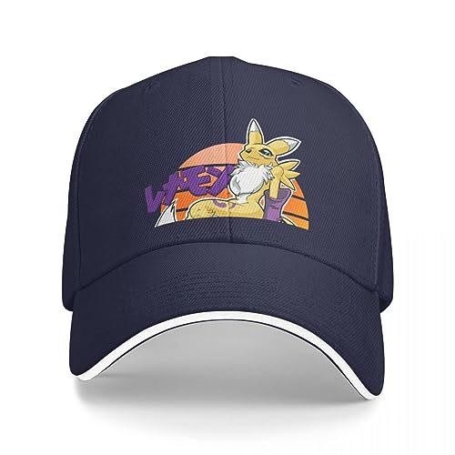 Basecap Sunset Renamon Baseballkappe Hüte Baseballkappe Ballkappe Militär Taktische Mütze Snapback Mütze Damen Golfbekleidung Herren von BEABAG