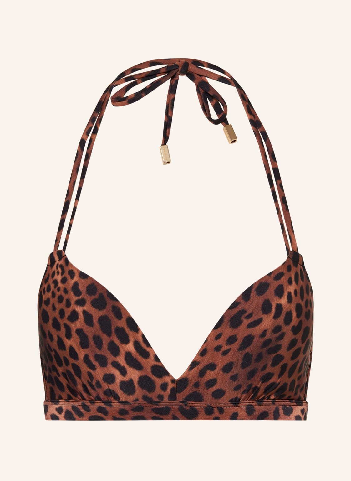 Beachlife Bügel-Bikini-Top Leopard Lover braun von BEACHLIFE