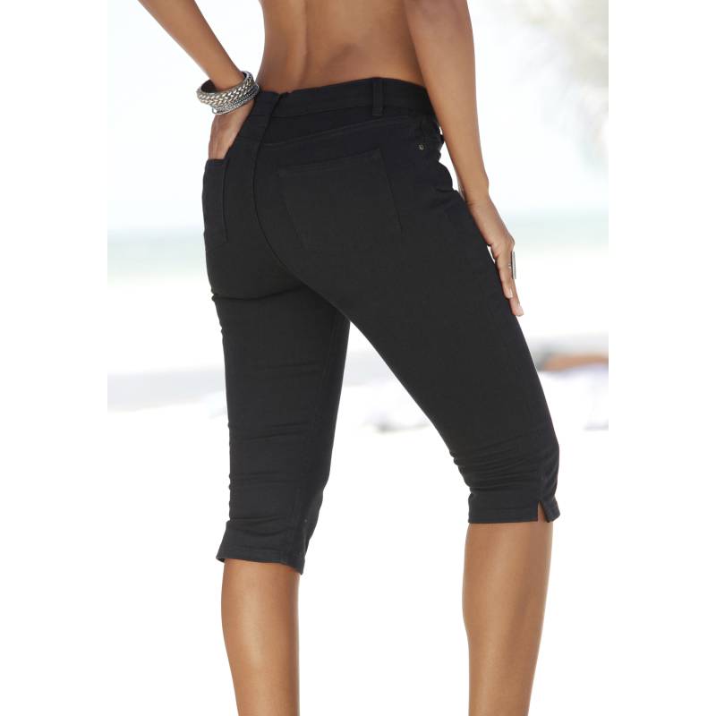 BEACHTIME 3/4-Hose Damen schwarz Gr.40 von BEACHTIME