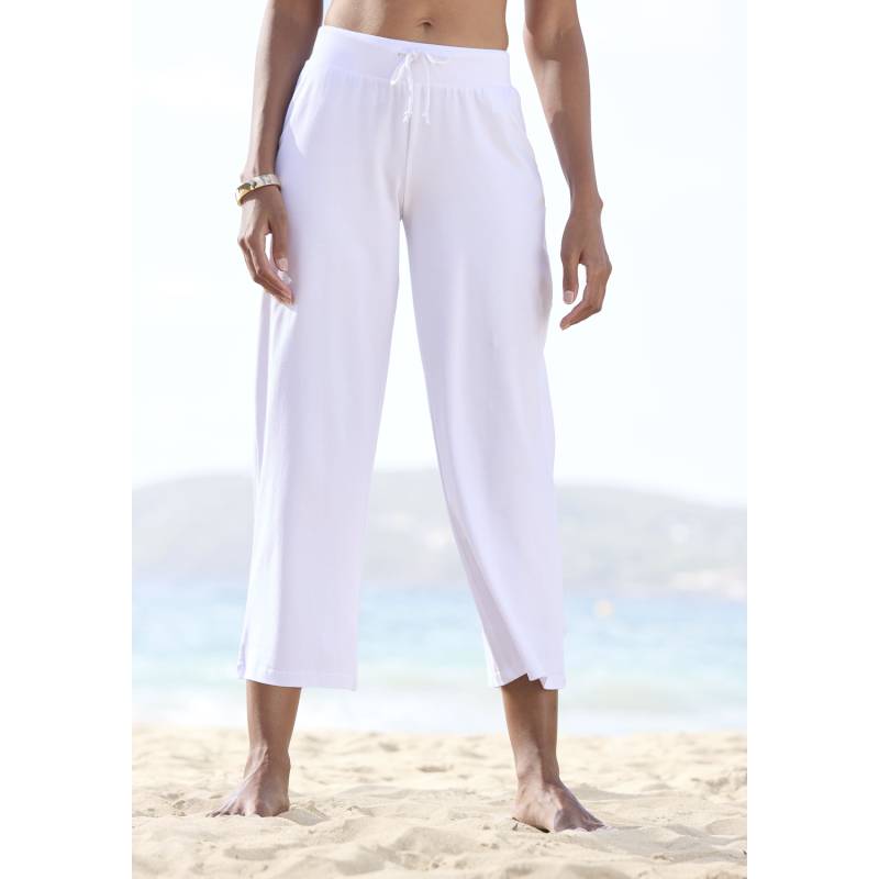 BEACHTIME 7/8-Strandhose Damen weiß Gr.36/38 von BEACHTIME