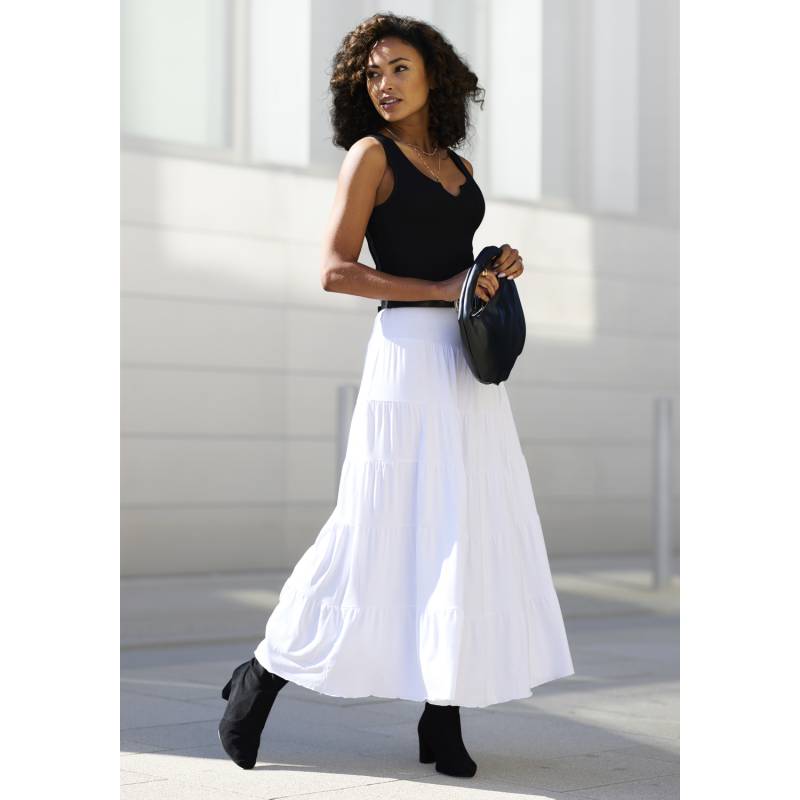 BEACHTIME Maxirock Damen weiß Gr.32/34 von BEACHTIME