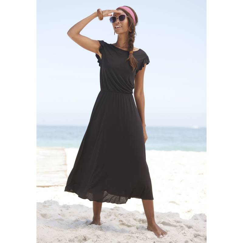 BEACHTIME Midikleid Damen schwarz Gr.46 von BEACHTIME