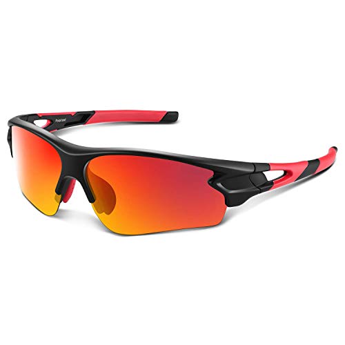 BEACOOL Schnelle Brille Herren Damen Fahrradbrille Sonnenbrille Sportbrille für Radfahren Laufen Baseball Klettern mit UV400 Schutz BEACOOL Schnelle Brille Herren Damen Fahrradbrille Sonnenbrille Sportbrille für Radfahren Laufen Baseball Klettern mit UV400 Schutz von BEACOOL