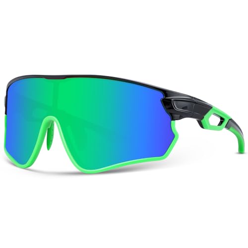 BEACOOL Sport Sonnenbrille Polarisiert Fahrradbrille Herren Damen Sportbrille für MTB Rennrad Radfahren Biking Laufen Enduro mit UV400 Schutz BEACOOL Sport Sonnenbrille Polarisiert Fahrradbrille Herren Damen Sportbrille für MTB Rennrad Radfahren Biking Laufen Enduro mit UV400 Schutz von BEACOOL