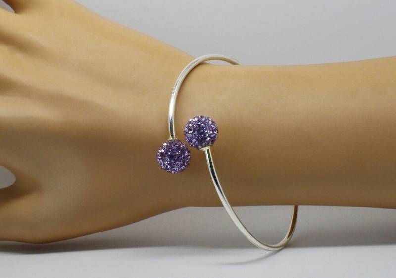 Armband Silber Perlen Ring Strass, Strass Ring von BEADFALLS