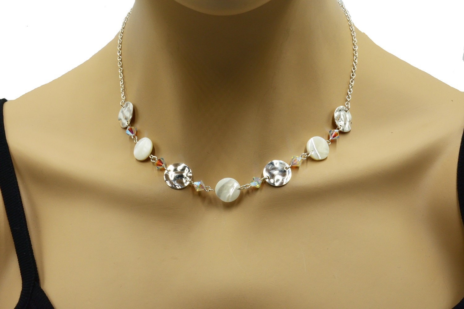 Ornament Perlen, Perlen Swarovski Crystal Ab - Par003 Schmuck Jolla von BEADFALLS