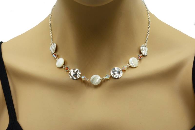 Ornament Perlen, Perlen Swarovski Crystal Ab - Par003 Schmuck Jolla von BEADFALLS