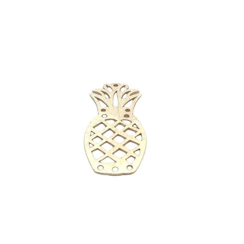 5 Vergoldete Ananas Anhänger Kupfer/Messing Anhänger | 50mmx22mm 5 Vergoldete Ananas Anhänger Kupfer/Messing Anhänger | 50mmx22mm von BEADPRIDE
