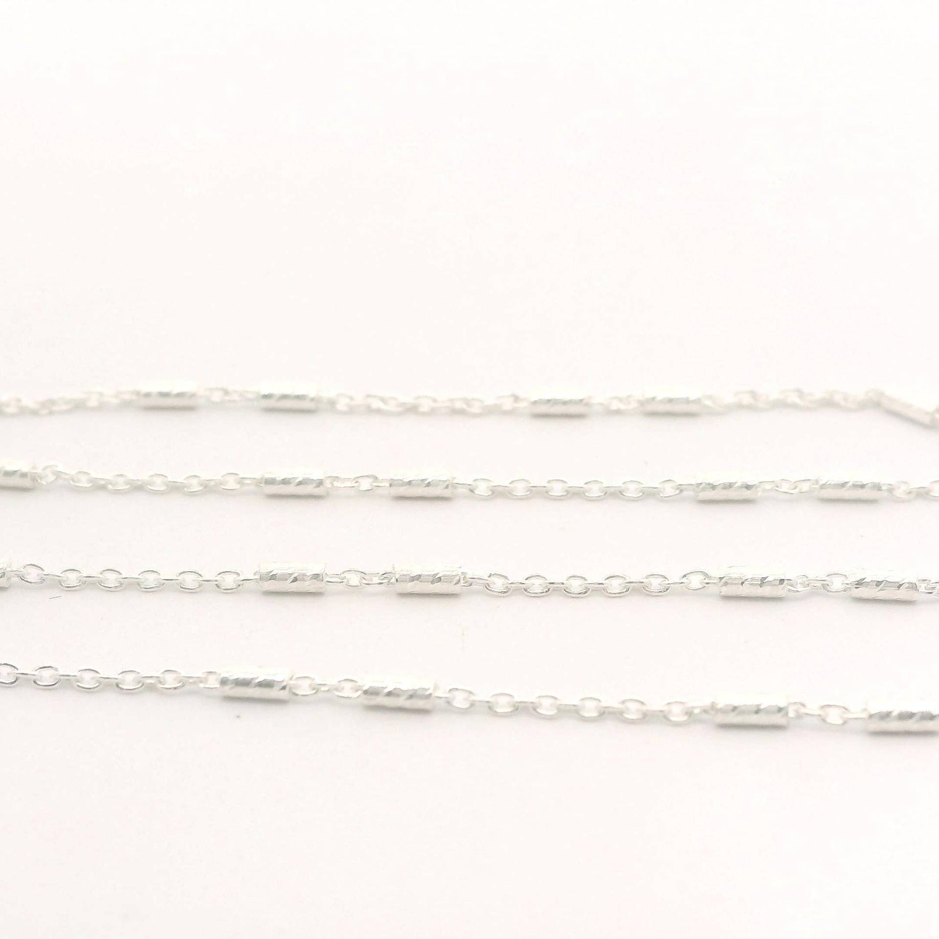 Gekrimpte Satellitenkette Aus Sterlingsilber 1, 3 Mm Halskette, Kabelkette | 1 Fuß von BEADPRIDE