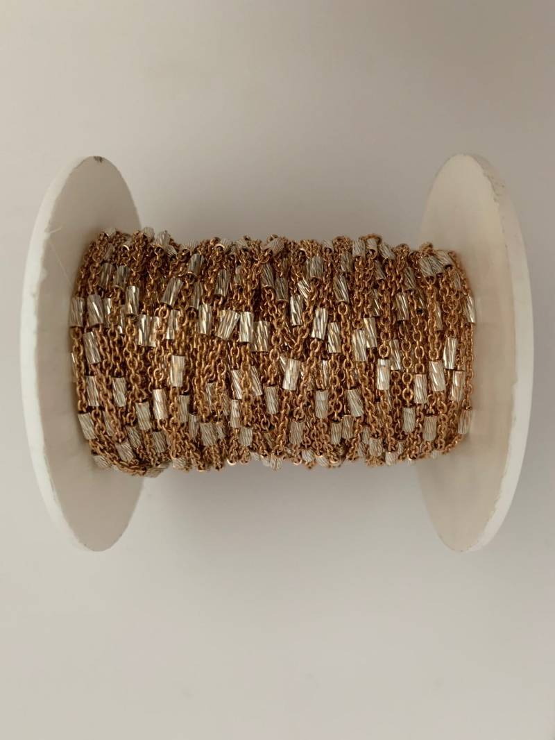 Rosegold Über Sterlingsilber-Gefaltete Rohrkette - 1.8 Mm | 1 Fuß von BEADPRIDE