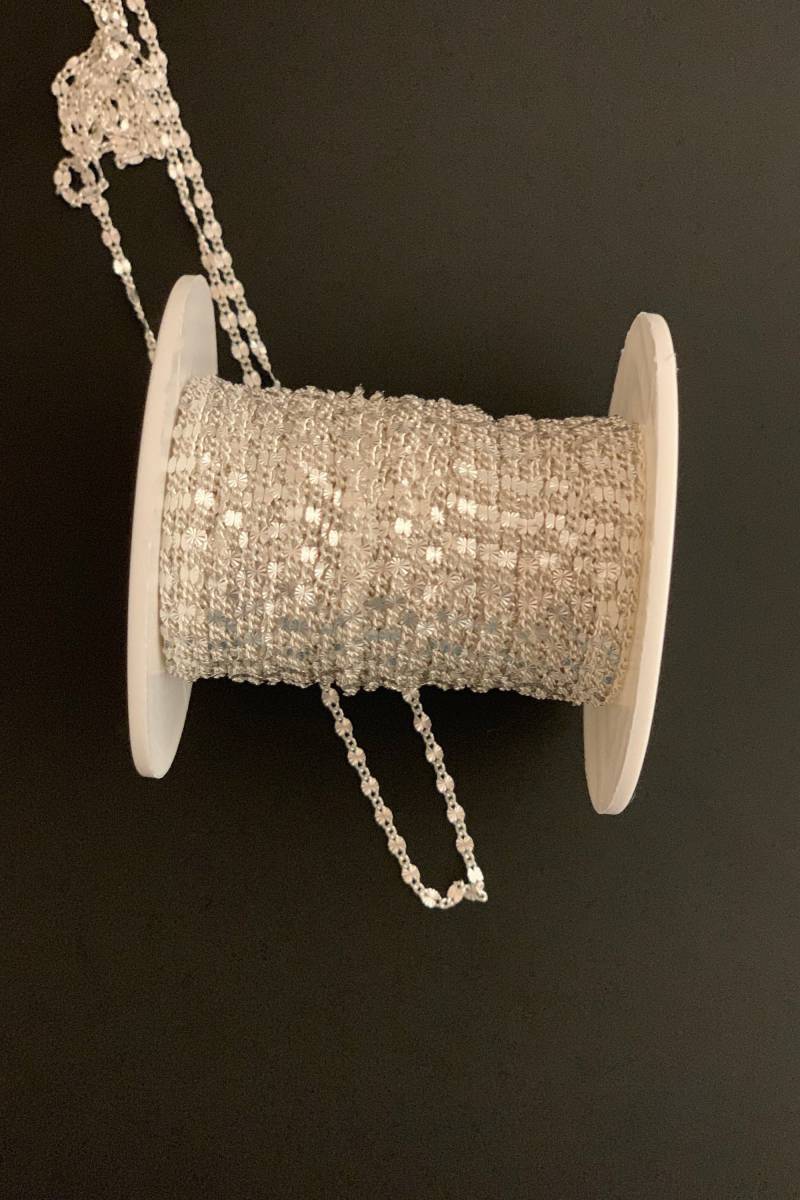 sterling Silber Figaro Kette Sonne Mit Hammerschlag, 2 Mm, 1 Fuß sterling Silber Figaro Kette Sonne Mit Hammerschlag, 2 Mm, 1 Fuß von BEADPRIDE