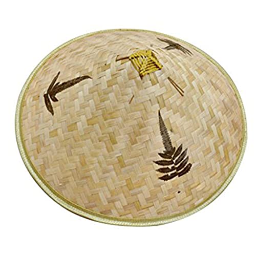 BEAHING Chinesischer Orientalhut, Strohbambushut Bauerfischerei Hut vietnamesischer Sonnenhut für die Fischereianlage von BEAHING