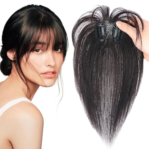 Clip in Pony, natürlicher Clip in menschlichem Haar, realistische 360 ° -Heverkleidung Bony Clip, atmungsaktives, wupfhaftes Haar -Fransenclip für Frauen von BEAHING