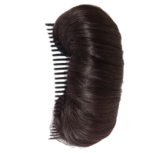 Haar Beule Clip für Volumen, natürliche verstärkte Haarbeule unsichtbare flauschige Haarpolster für kurze lange Haare atmungsaktives Haar Puff -Clip für Frauen, dunkelbraun von BEAHING