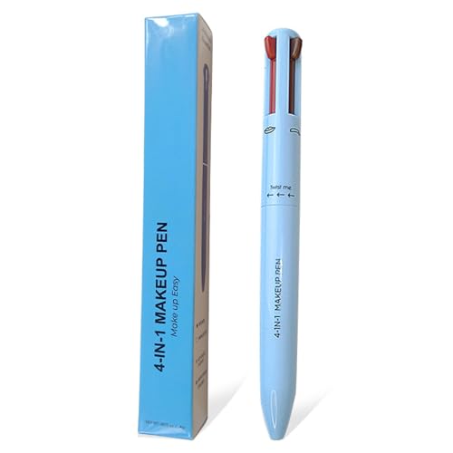 Make -up -Stift, 4 in 1 Make -up -Stift mit Eyeliner, Lippenstift, Stadbleistift- und Highlighter -Make -up -Stift, Easy Switch tragbarer Make -up -Stifte 4 in 1 für Frauen im Freien für Frauen im Fr von BEAHING
