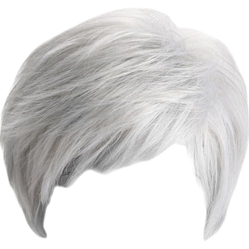 Menschliche Haar Perücke, kurze Haartopper kurze gerade Haartopper für Frauen Hochtemperatur Seidenhaar Perücke bequem von BEAHING