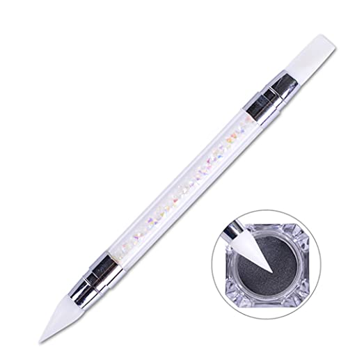 Nagelkunst Skulptur Stifte Silikon Dual Head Maniküre Schnitzstift Strass Perlen Picker -Werkzeug, Dual Head Maniküre Schnitzstift Nagelkunst Skulptur Stifte Silikon Dual Head Maniküre Schnitzstift Strass Perlen Picker -Werkzeug, Dual Head Maniküre Schnitzstift von BEAHING