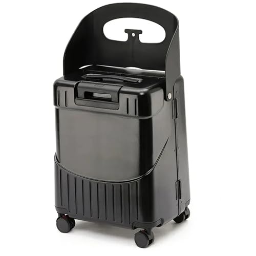 Tragen Sie EIN Gepäck mit Sitz für Kinder, 20 Gepäck mit Kindersitz auf Koffer für Kinder mit Tie -Tod & Bag -Haken, schwarz von BEAHING