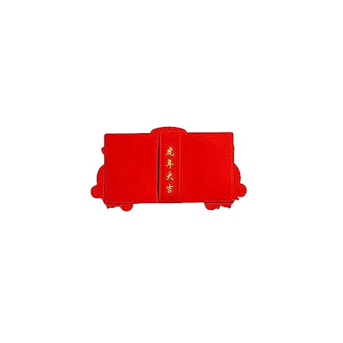 BEALIFE Papierfaltbares rotes Paket, niedliches Cartoon Tiermuster, 6 Schlitze im chinesischen Stil, Haushalts Mondneujahrspakete, Geschenk, Typ 2 von BEALIFE