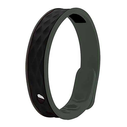 BEALIFE Silikon Armband, Reisen, Wandern, Camping, Sport, antistatischer Armreif, verstellbar, Dekoration, Schmuck, Geburtstagsgeschenk, Typ 2 Schwarz von BEALIFE