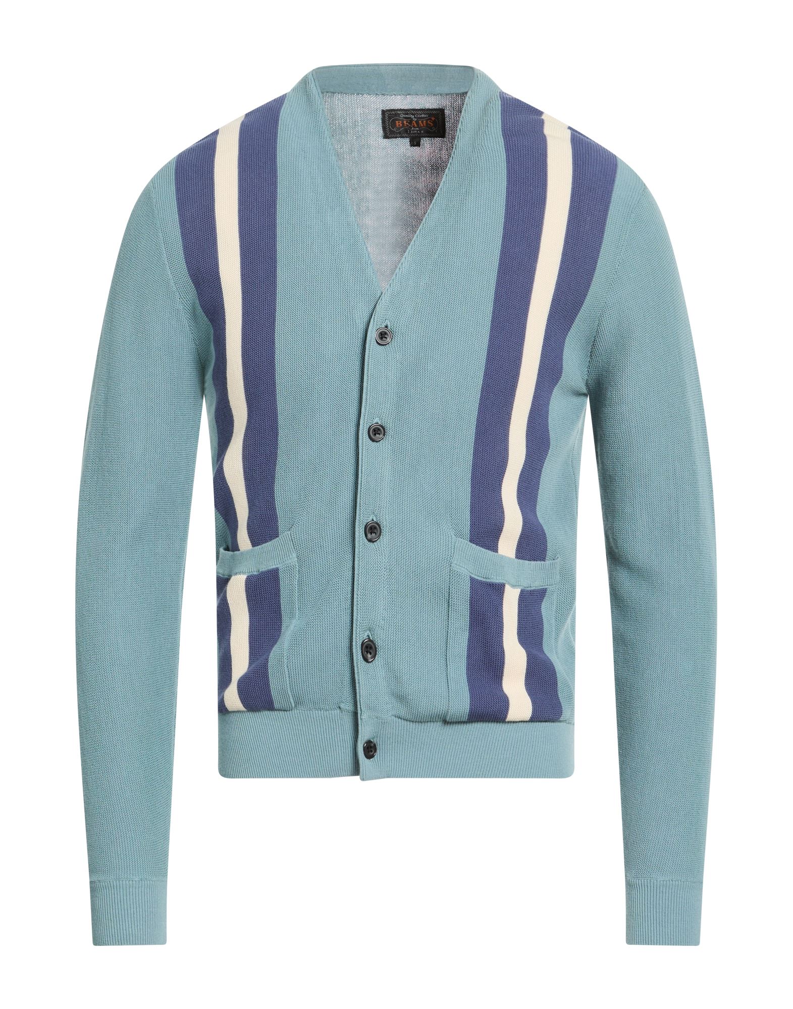 BEAMS Strickjacke Herren Aquamarin von BEAMS