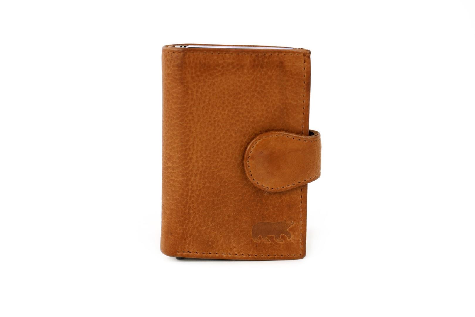 BEAR DESIGN - CALLISTO PELLE Kreditkartenetui Evie Incl. Bakje Cognac Cognac von BEAR DESIGN