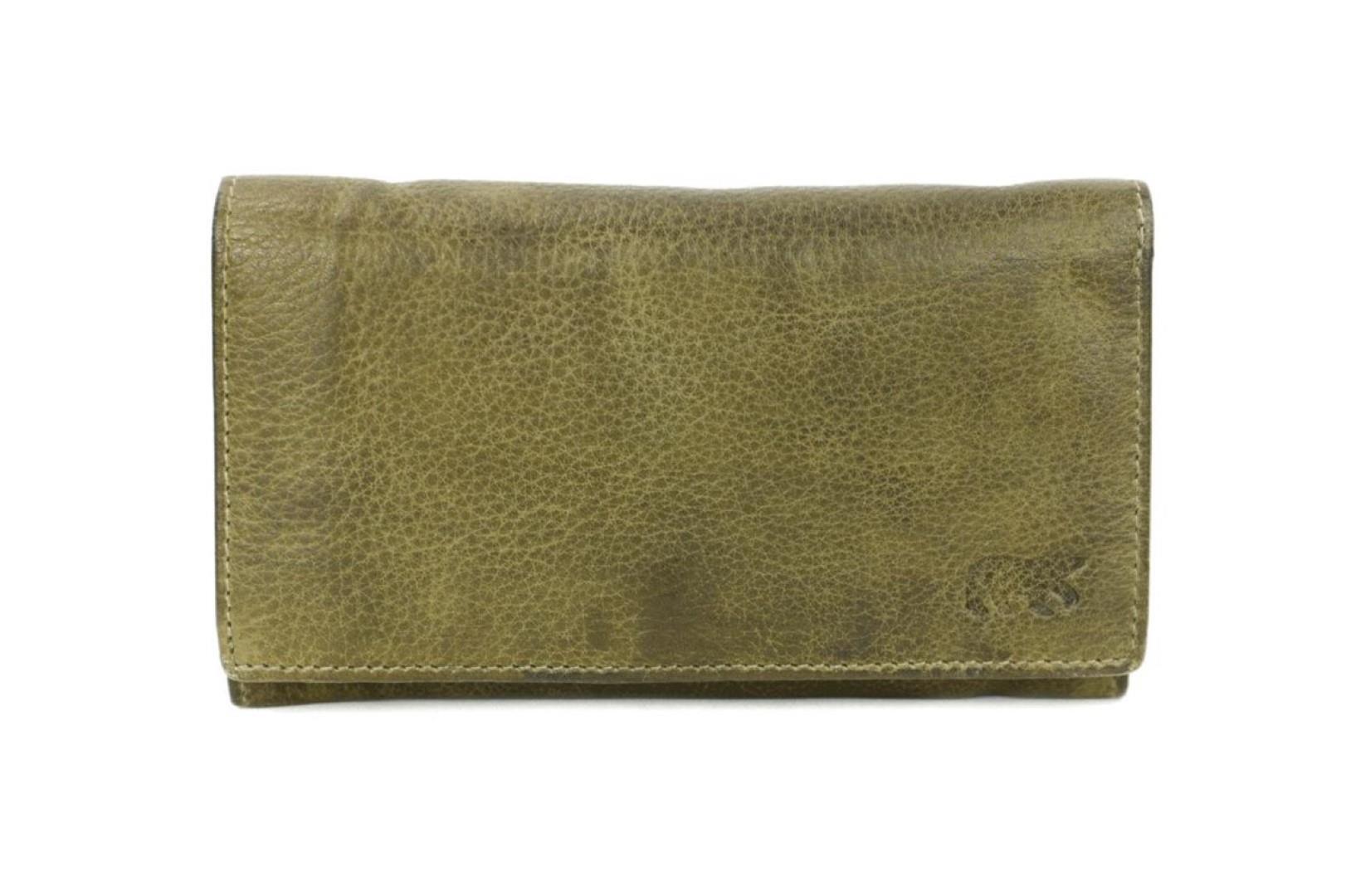 BEAR DESIGN - CALLISTO PELLE Langbörse Sweety Xl Green Grün von BEAR DESIGN