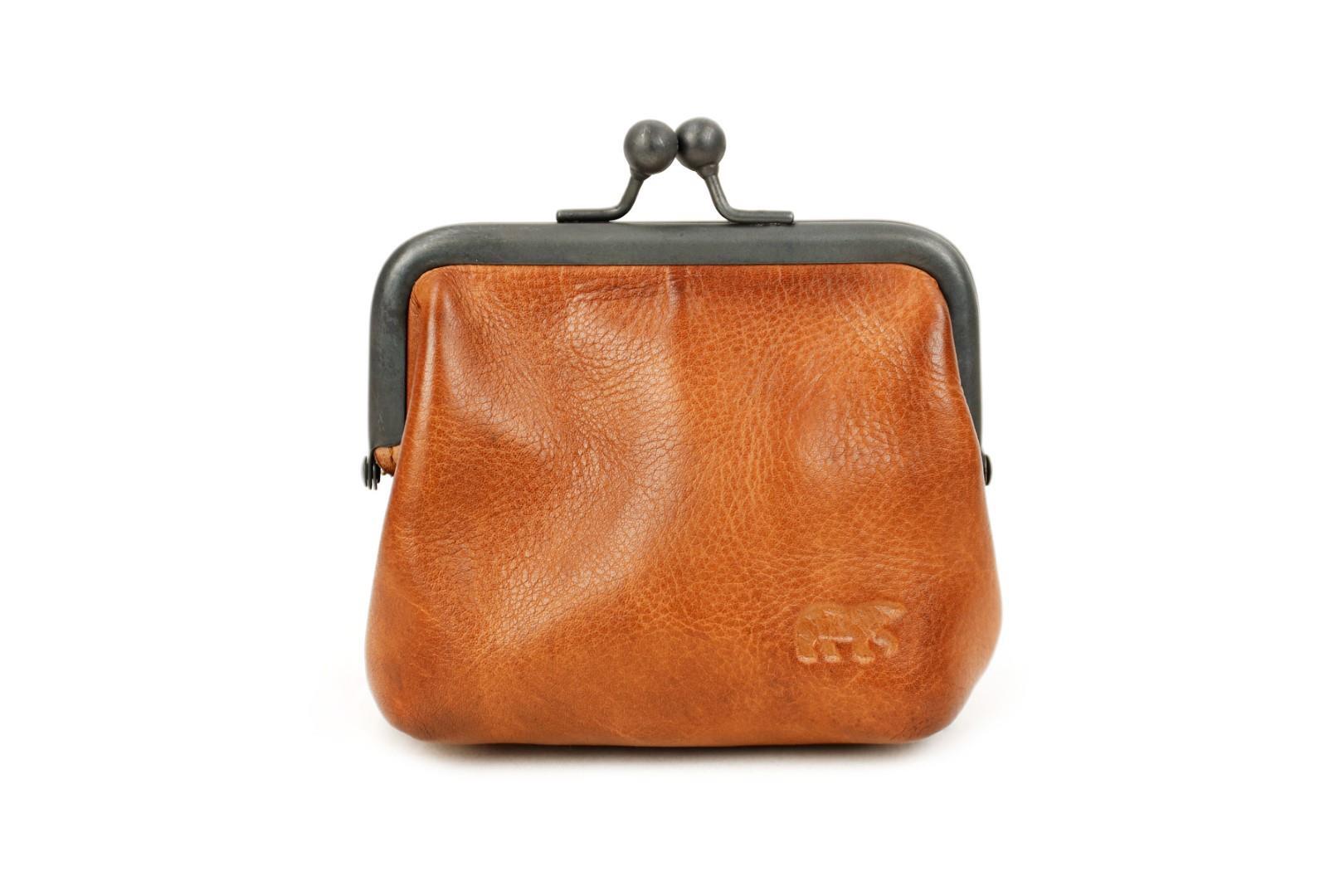 BEAR DESIGN - COW LAVATO Bügelbörse Lorraine Cognac Cognac von BEAR DESIGN