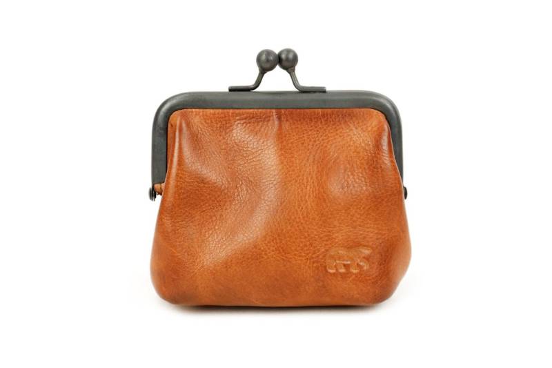 BEAR DESIGN - COW LAVATO Bügelbörse Lorraine Cognac Cognac von BEAR DESIGN