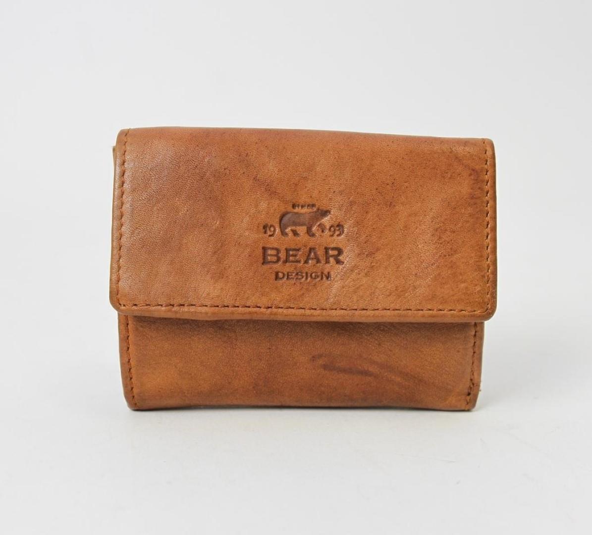 BEAR DESIGN - COW LAVATO Damenbörse Jolie Cognac Cognac von BEAR DESIGN