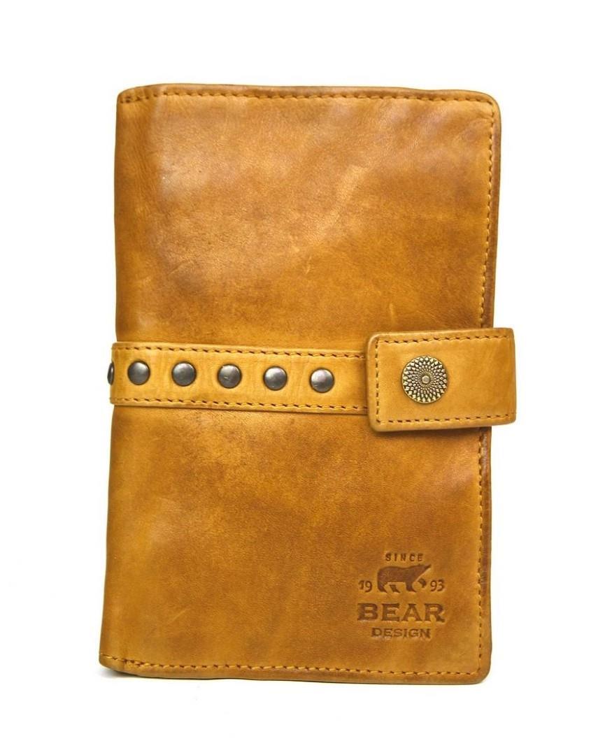 BEAR DESIGN - COW LAVATO Kombibörse Sanne Studs Ochre Gelb von BEAR DESIGN