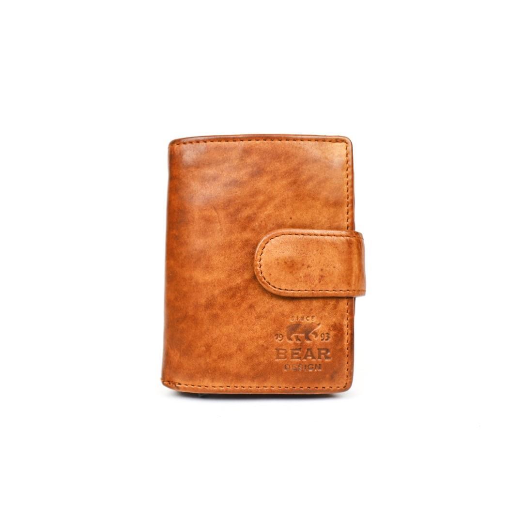BEAR DESIGN - COW LAVATO Kreditkartenetui Bobby Cognac Cognac von BEAR DESIGN